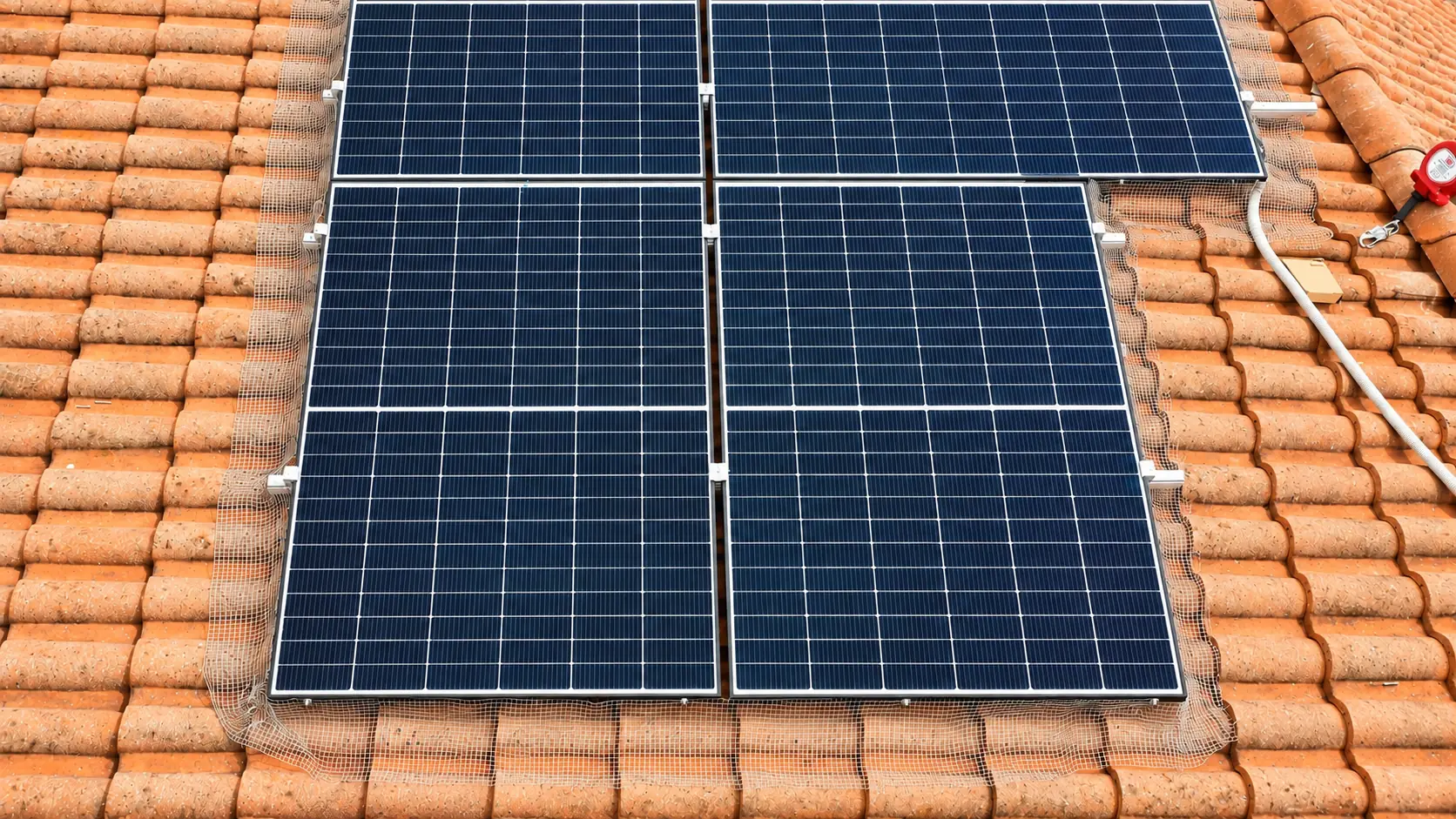 Moduli fotovoltaici installati sul tetto